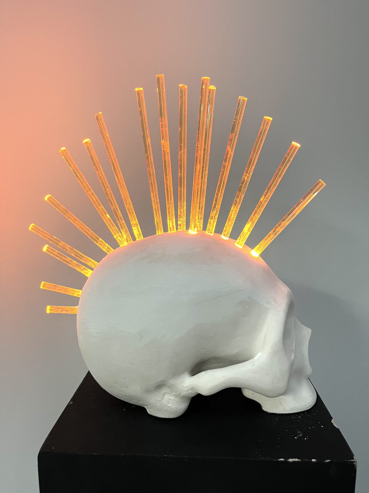 Orange Skull