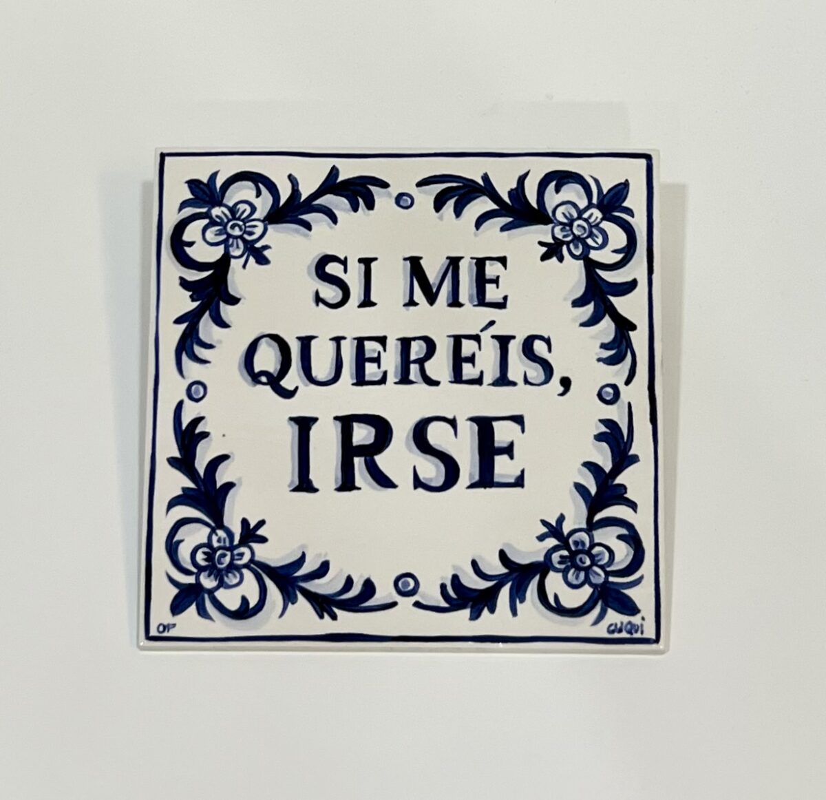SI ME QUERÉIS IRSE